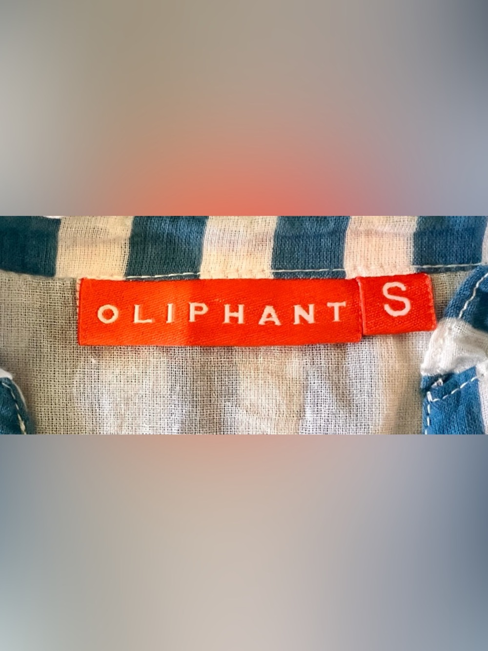 TNUCK Oliphant Small Playa Cotton Striped Mini Dress Excellent Condition - Picture 7 of 12